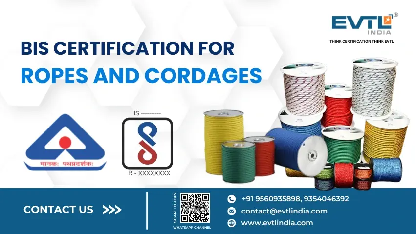 Bis Certification For Ropes And Cordages
