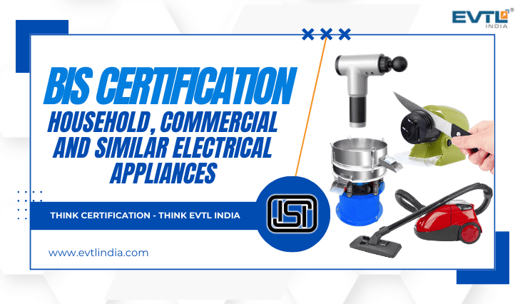 Bis Certification For Household, Commercial And Similar Electrical Appliances Is 302 (part 1) : 2024