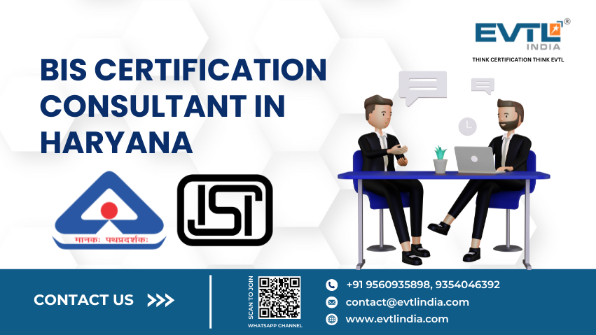 Bis Certification Consultant In Haryana – Evtl India