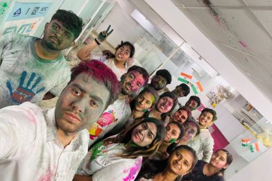Celebrating the Festival of Colors at EVTL India