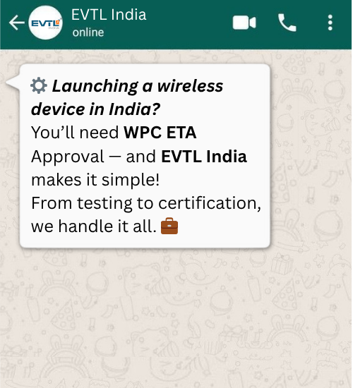 Get WPC ETA Approval