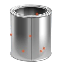 Cookware, Utensils And Cans For Food And Beverages(round Open Top Sanitary Cans For Foods And Drinks – Tinplate)