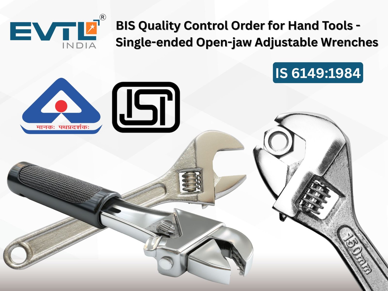 Hand Tools - Single-ended Open-jaw Adjustable Wrenches
