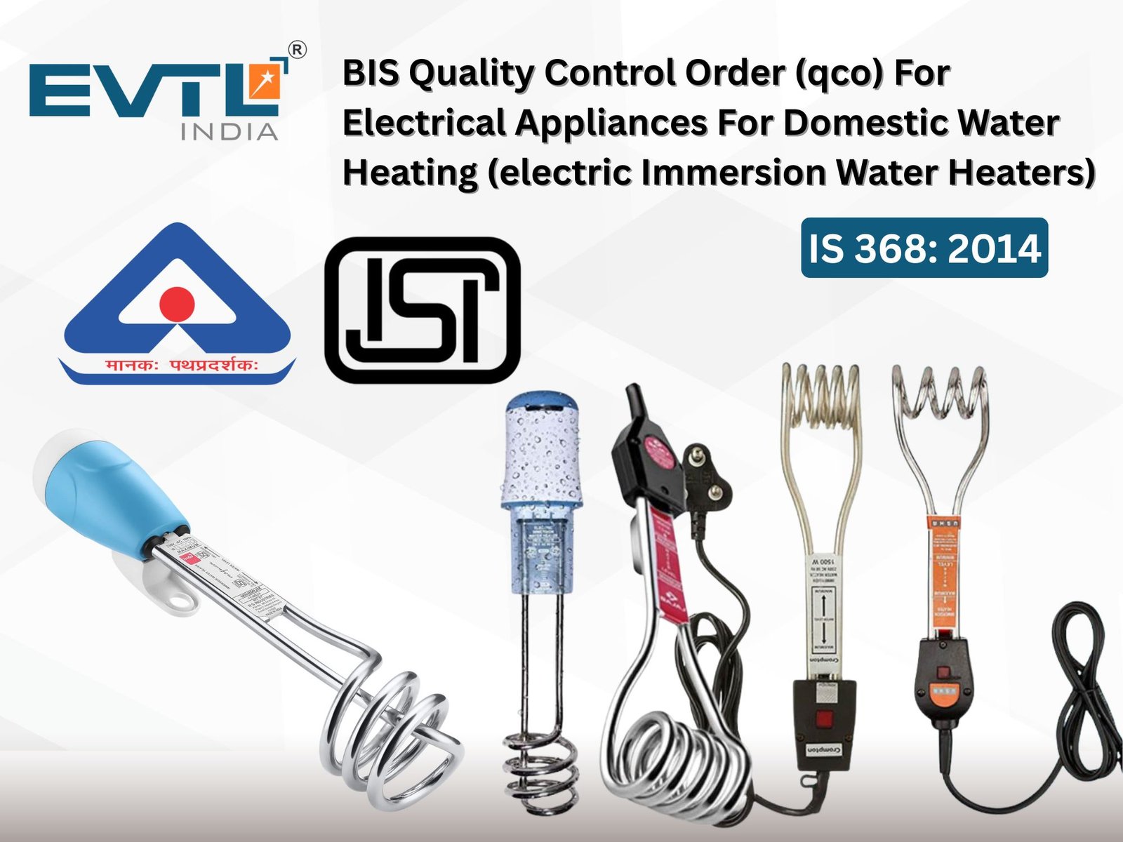 Electrical Appliances For Domestic Water Heating (electric Immersion Water Heaters)