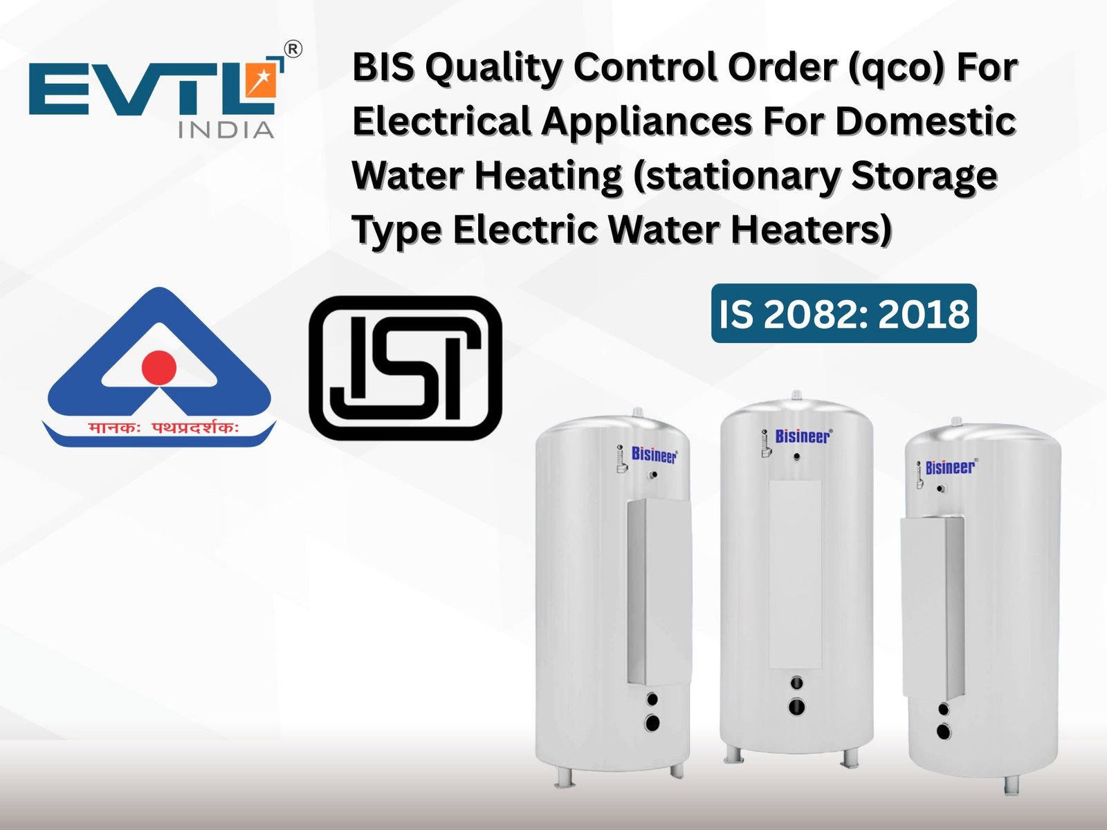 Electrical Appliances For Domestic Water Heating (stationary Storage Type Electric Water Heaters)