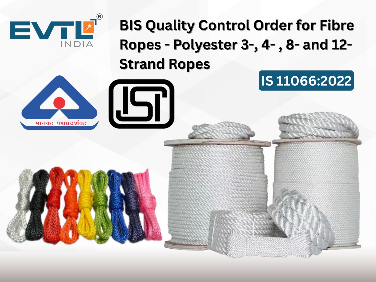 Fibre Ropes - Polyester 3-, 4- , 8- And 12- Strand Ropes
