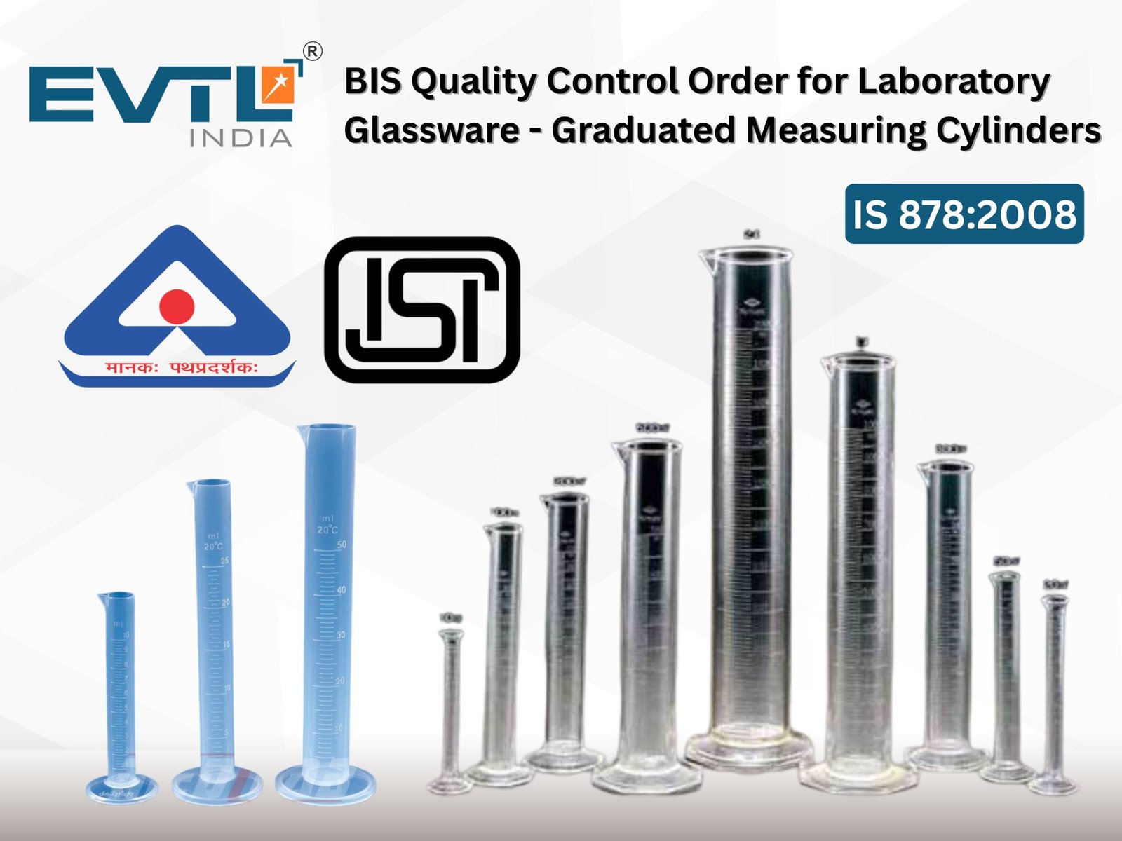 Laboratory Glassware - Graduated Measuring Cylinders