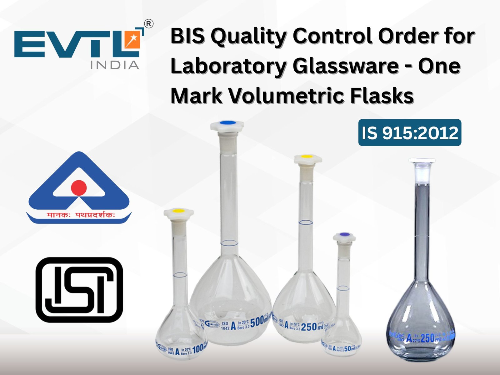 Laboratory Glassware - One Mark Volumetric Flasks