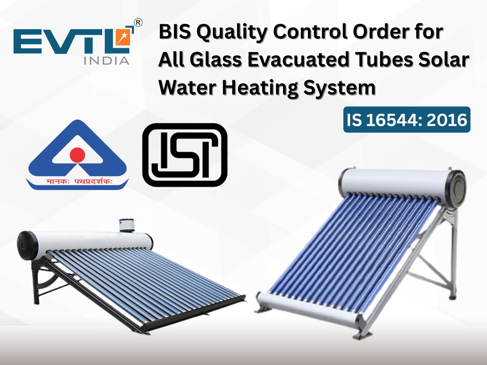 All Glass Evacuated Tubes Solar Water Heating System