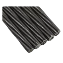 Uncoated Stress Relieved Strand For Pre-stressed Concrete.