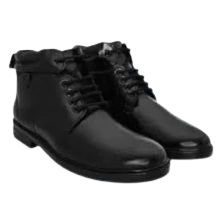 Leather Safety Footwear Having Direct Moulded Rubber Sole